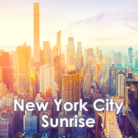 Photo Wallpaper New York City Sunrise Theme