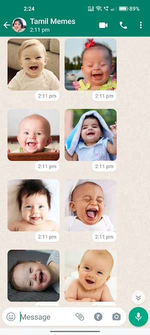 Baby Laughing Stickers Screenshot 3
