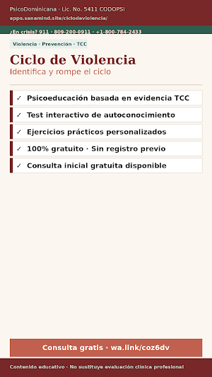CicloViolencia Rompe el Patrón Screenshot 0
