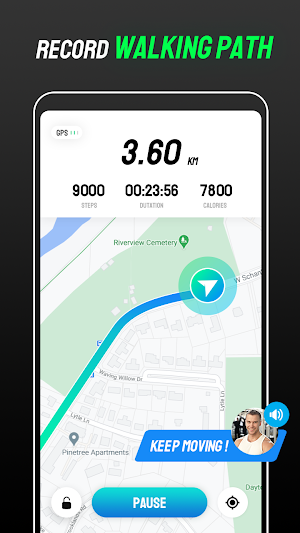 Step Tracker - Pedometer Walking App Step Counter Screenshot 3