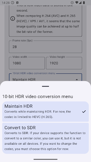 HimariDroid - Video Re-Encoder Screenshot 2