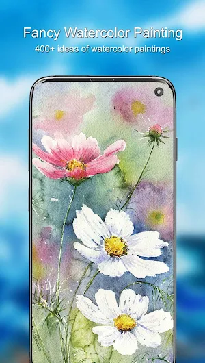 400+ Watercolor Art Paintings Screenshot 2