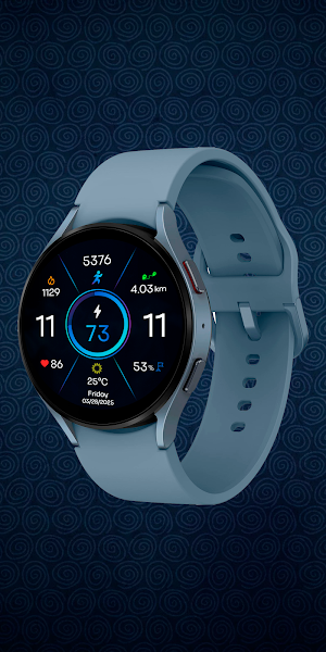 Digital NeoHorizon Watch Face Screenshot 1