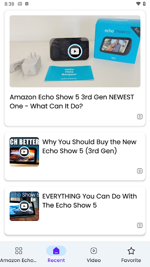 Amazon Echo Show 5 App Hint Screenshot 2