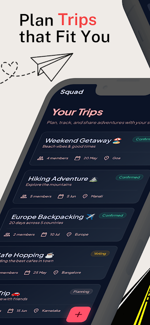 Squad — Group Hangout Planner Screenshot 0