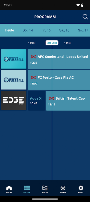 Sportdigital+ Live Fussball Screenshot 2