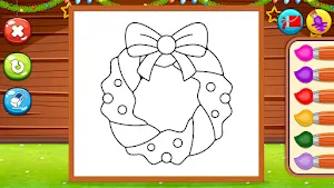 Christmas Color & Drawing Book Screenshot 2
