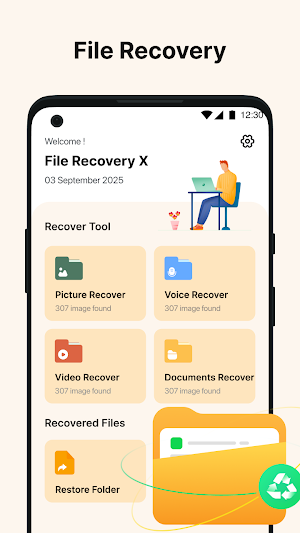 File recovery X Screenshot 0