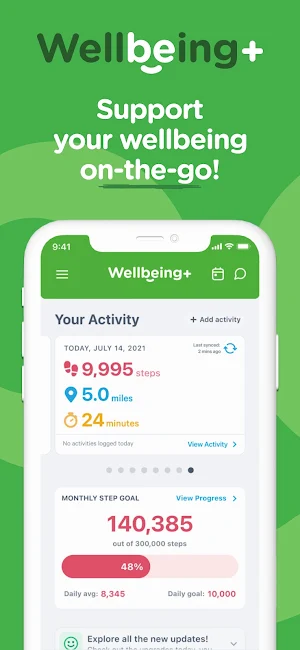 Wellbeing+ Screenshot 0