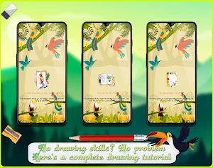 Learn How To Draw Chibi Birds Screenshot 1