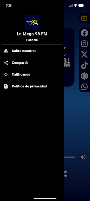 La Mega 98 FM Screenshot 2
