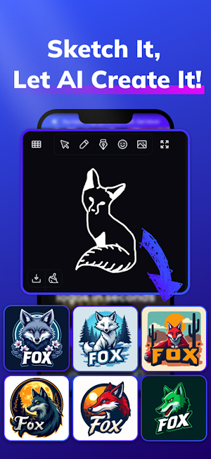 Sketch Logo AI - Logo Maker Screenshot 1