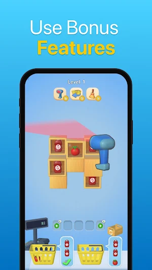 Supermarket Sort 3D: Puzzle Screenshot 2