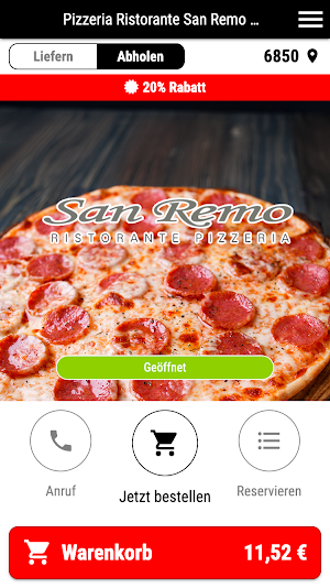 Pizzeria Ristorante San Remo Screenshot 0