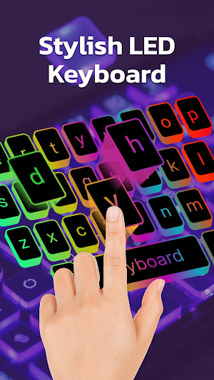 LED Neon Keyboard Theme Maker Screenshot 2