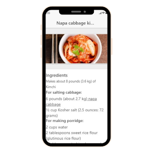 Kfood Korean Food Recipes Screenshot 1