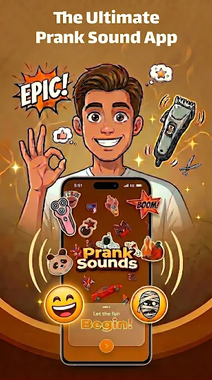 Prank Sounds: Haircut & Horn Screenshot 0