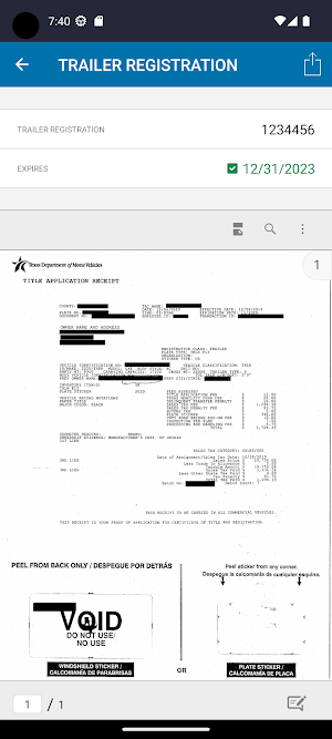 ProMiles eCredentials Screenshot 3