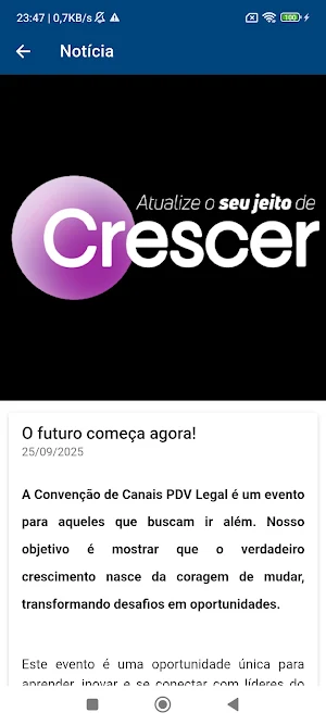 Convenção Pdv legal Screenshot 2