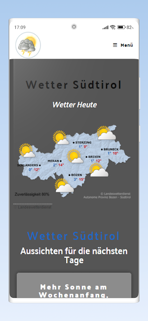 Südtirol Wetter Screenshot 0