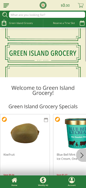 Green Island Grocery Screenshot 0