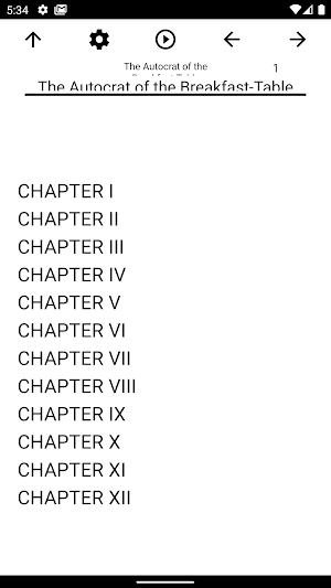 Book, The Autocrat of the Breakfast-Table Screenshot 0