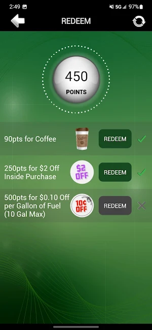 Monte Vista Coop Loyalty Screenshot 2