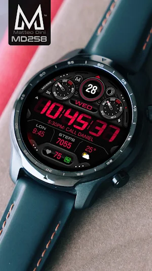 MD258 Digital watch face Screenshot 3