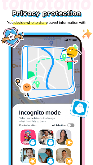 tomotomo-map of zenly Screenshot 1