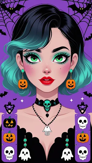 Halloween Makeup & Dress Up Screenshot 3