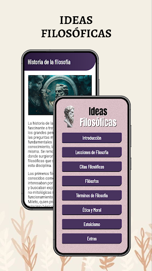 Ideas filosóficas - Lecciones Screenshot 0