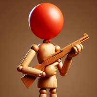 Balloon WoodBots 1vs1 FPS