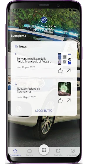 Polizia Municipale Pescara Screenshot 2