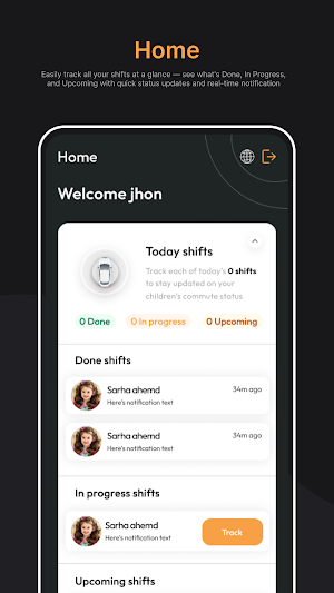 Safe Commute – Parent App Screenshot 0