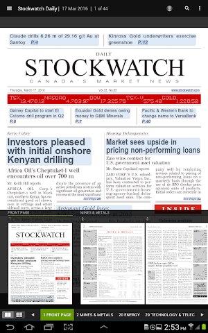 Stockwatch Daily Screenshot 1