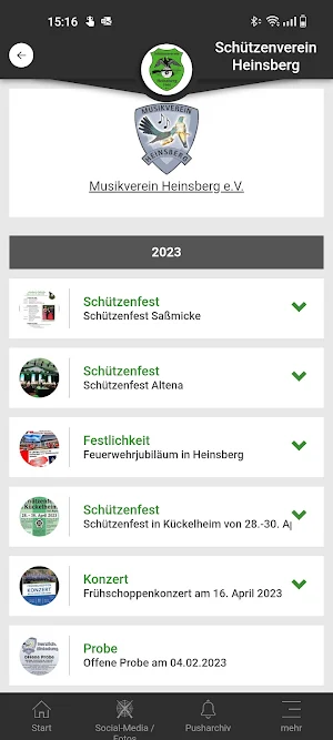 Schützenverein Heinsberg Screenshot 2
