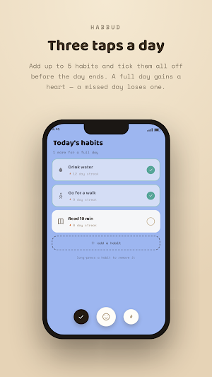 Habit Tracker: Habbud Screenshot 2