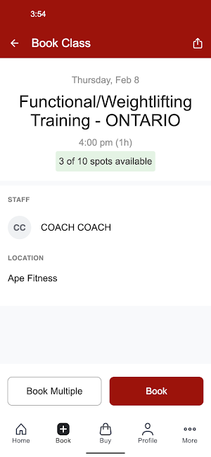 Ape Fitness Screenshot 2
