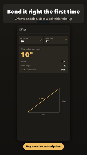 Conduit Bender: Bend Calc Screenshot 3