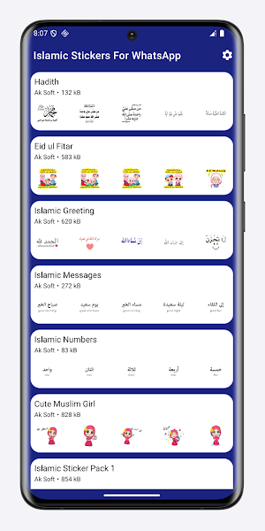 Islamic Stickers for WhatsApp Screenshot 1