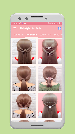 Girls Hairstyles Step by Step Screenshot 1