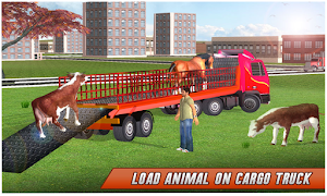 Farm Animal Transport Truck Simulator Driver 2020 Screenshot 1