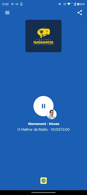 Rádio Web Isaías 4031 Screenshot 2