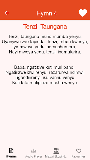 Shona United Methodist Hymns Screenshot 2
