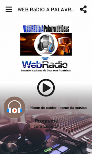 Web Rádio A palavra de Deus Screenshot 1