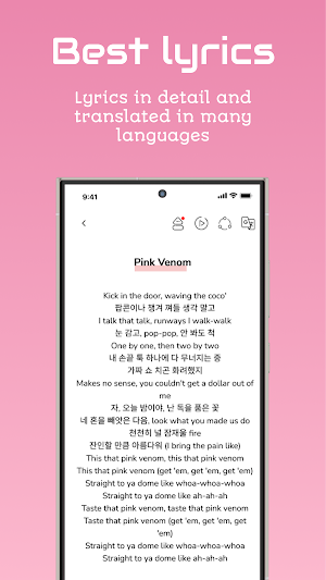 Blackpink Lyrics Screenshot 2