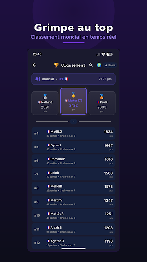 chainL - Jeu de Mots en Chaîne Screenshot 3