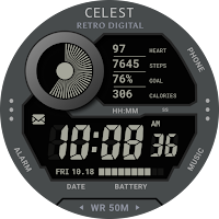 CELEST5531 Retro Digital Watch