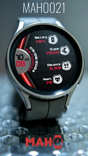 MAHO021 Wear OS Watch Face Screenshot 0
