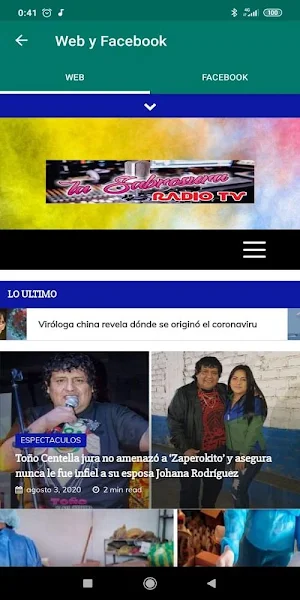 Radio La Sabrosura Screenshot 1